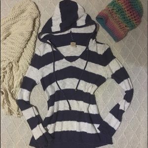 Navy striped sweater